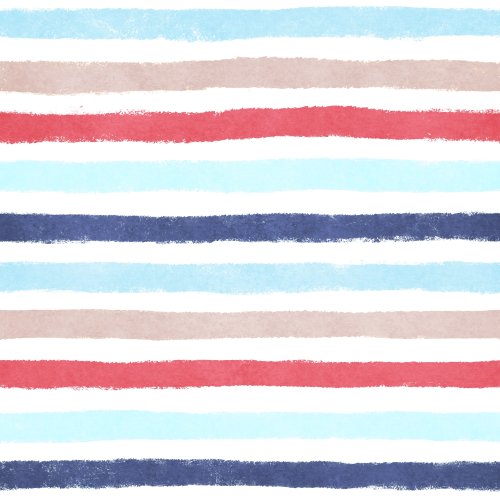 red white blue tan navy blue toned hand drawn watercolor horizontal stripe