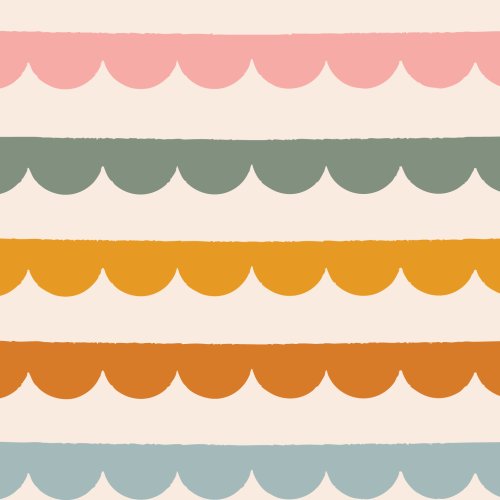A rainbow of playful Garland makes this a must-have for kids’ projects—perfect for aprons, playroom curtains, or pencil pouches.