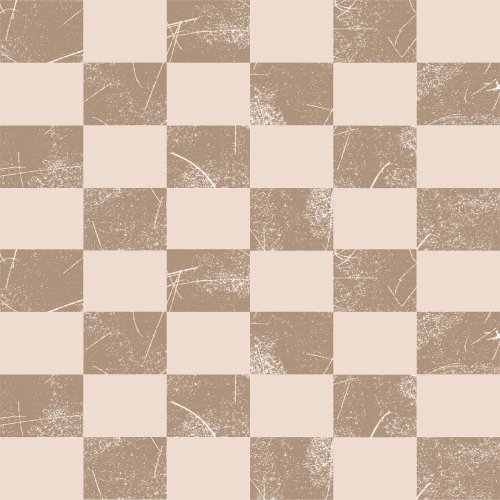 tan and brown checker