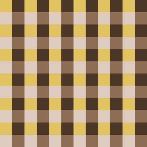 brown plaid on a solid background