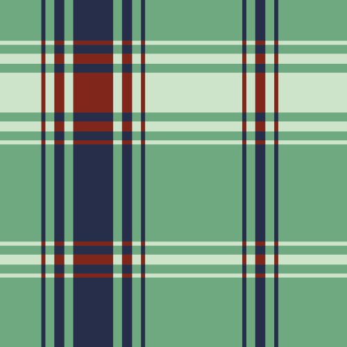 Warm cosy plaid inspired by camp blankets