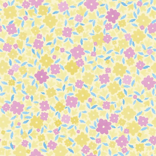 yellow spring floral