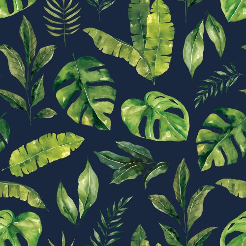tropical jungle leaves