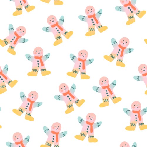 colorful christmas gingerbread