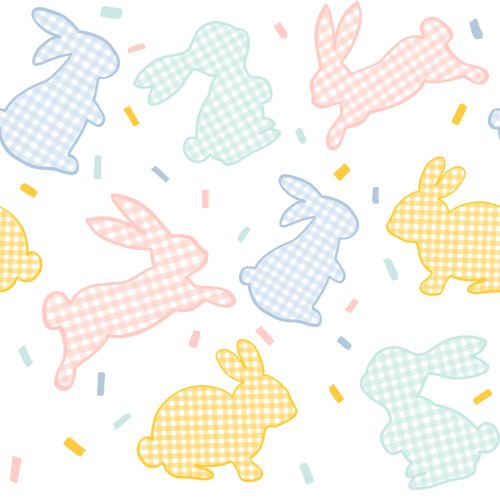 pastel easter bunnies