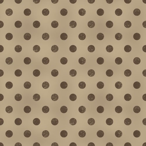 dark brown dots on a tan background