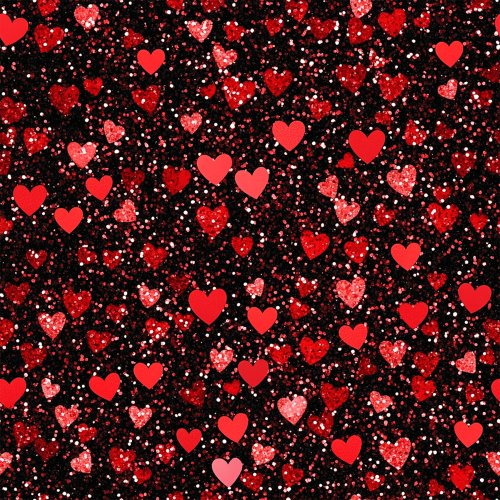 heart glitter