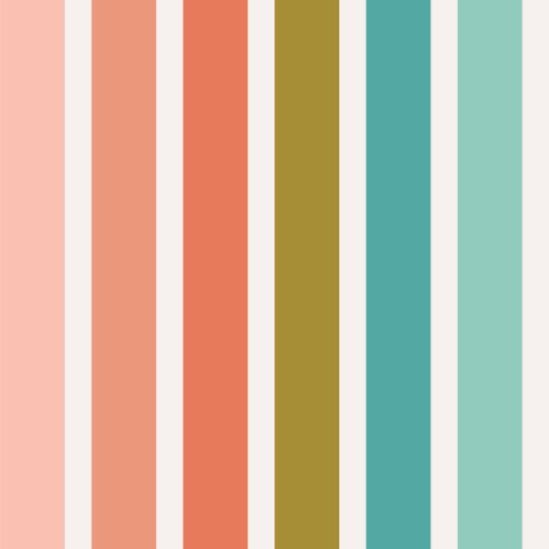 multicolor vertical stripe in retro shades