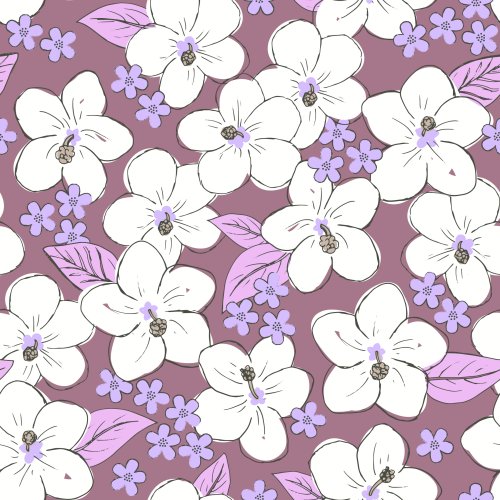 purple hibiscus tropical floral