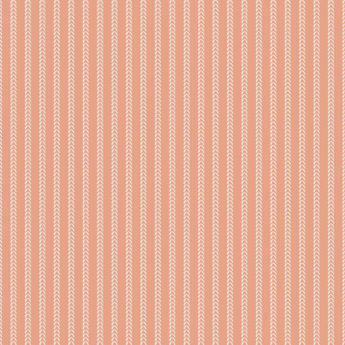 Subtle stripes made from simple hand drawn horseshoe element on a pink background