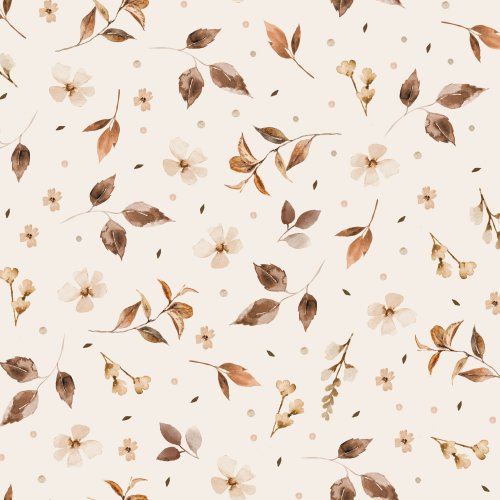 Annabelle Leaves watercolor floral