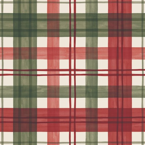 red and green christmas plaid