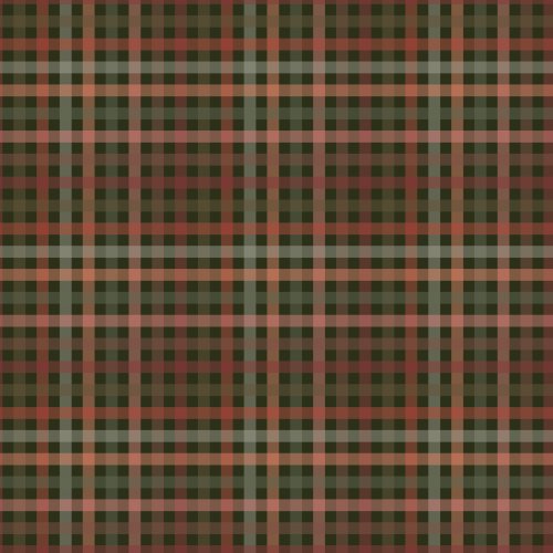 Traditional Christmas Gingham in Green and Reds