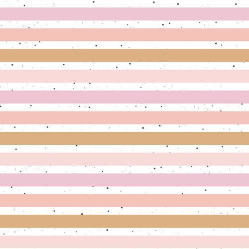 Stripe fabric design with speckles in pink and brown