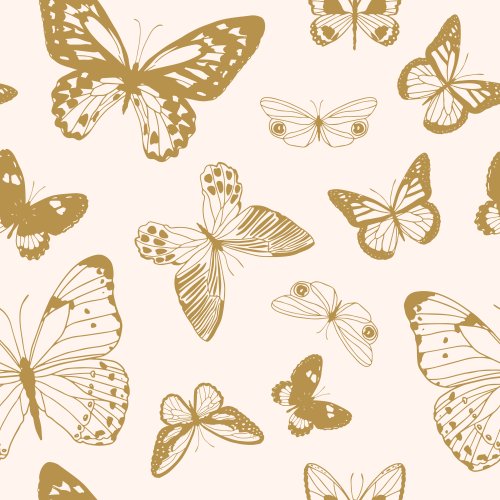 butterfly silhouette design