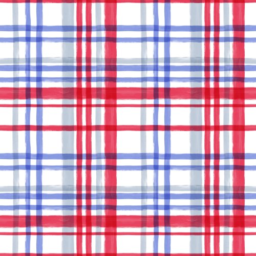 Red white and blue plaid 