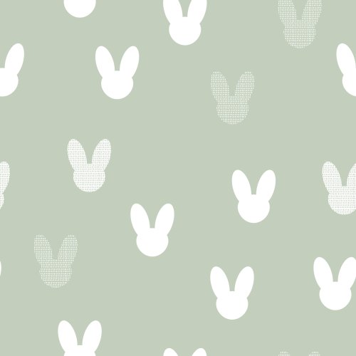 Abstract Bunny Ears in Scandinavian style