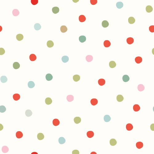 Whimsical Christmas polka dots 