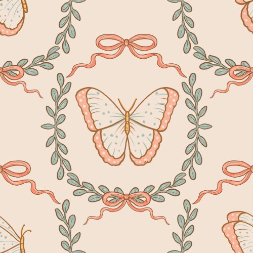 butterflies with bows