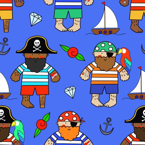 cartoon pirates