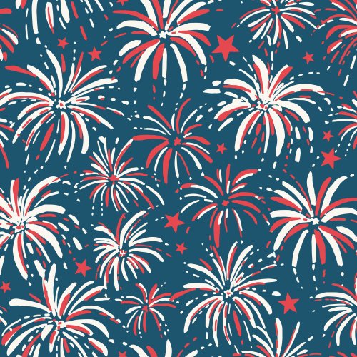 patriotic firework design