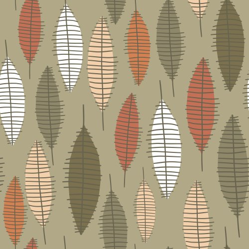 fall leaves on olive green background