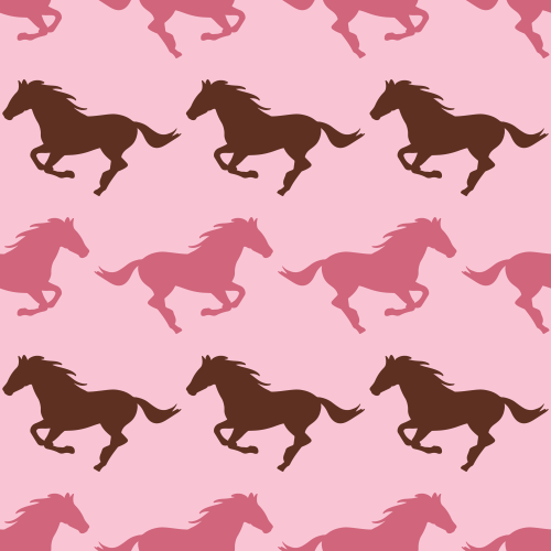 Galloping Horses silhouette