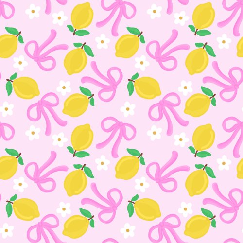 lemons and pink bows