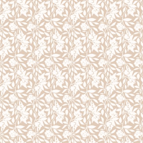 Vines in cream on a tonal background