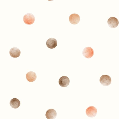 Watercolor dots.