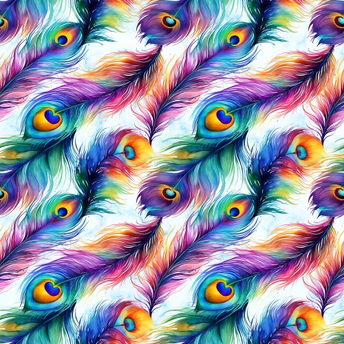 bright peacock feather design
