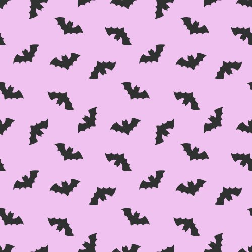 Black bat toss on purple 