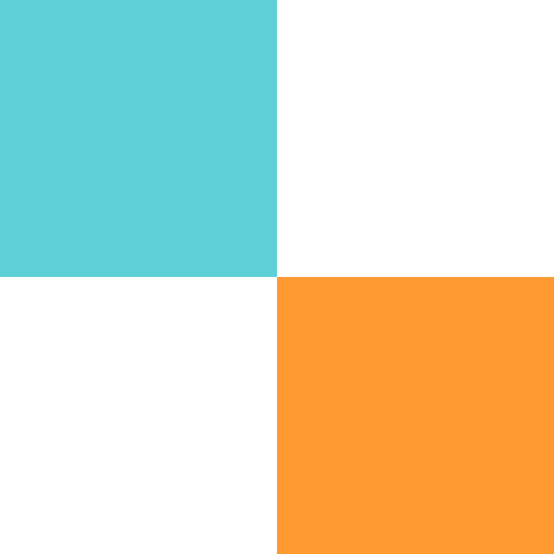 Summer checkered blue orange, pair with ice creams or tropical palm trees 