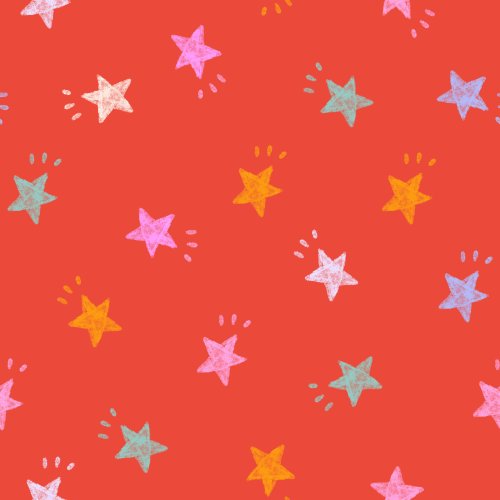 colorful christmas stars