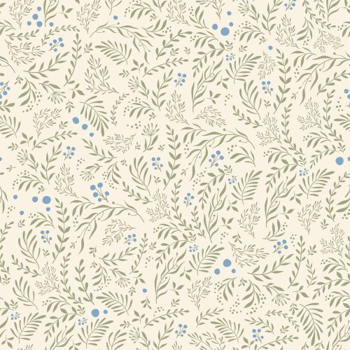 Weeds and berries in a freeform toss