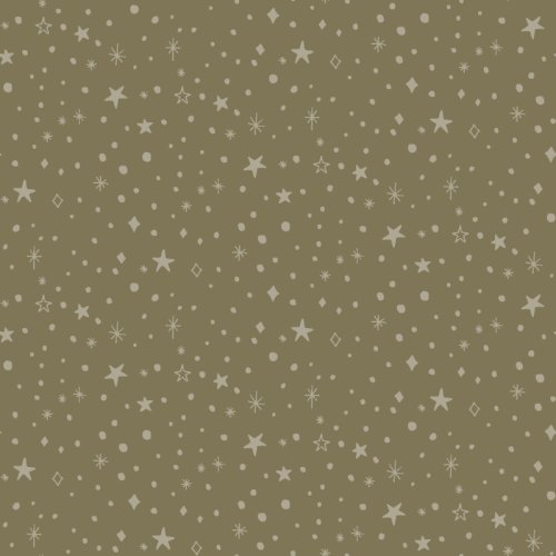 hand drawn stars and dots scattered on a solid background