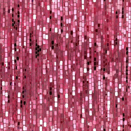 realistic pink sequins