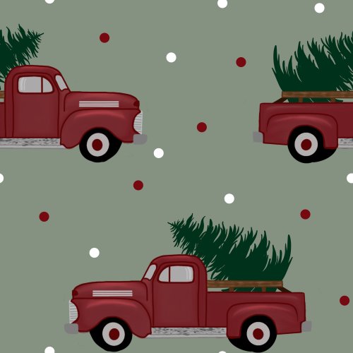 red christmas trucks