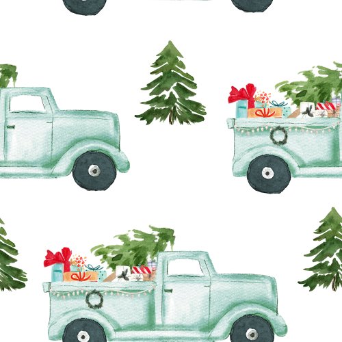 christmas truck with presents