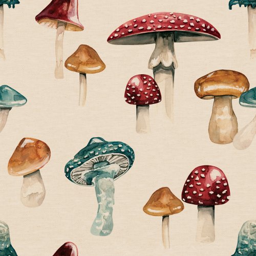 jewel tone mushroom design