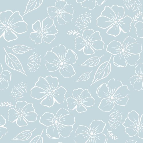 Hand drawn sketchy floral