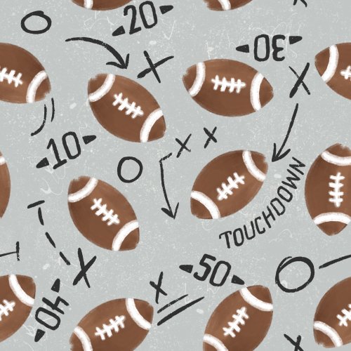 gray football fabric