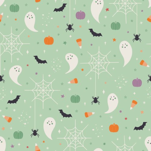 halloween pumpkins, spider webs, candy corn