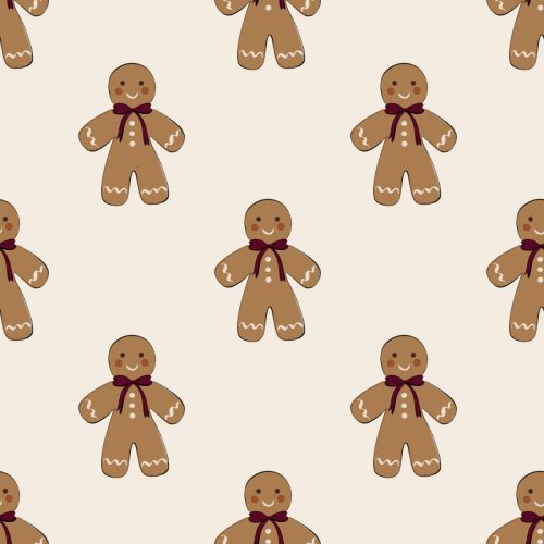 Cute gingerbread cookie men.  Pair with other designs in the Festive Winter Holidays collection 