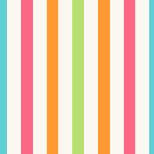 Pink blue orange green stripes