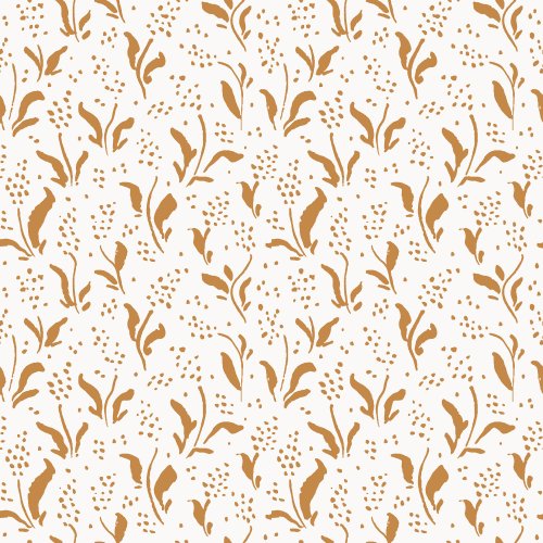 A simple hand painted wheatfield on cream