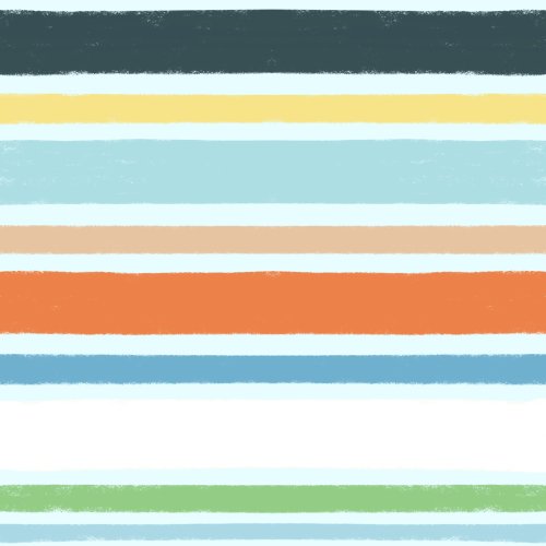 multicolored stripe horizontal for summer blue navy blue orange teal green pink white variations for girls and boys