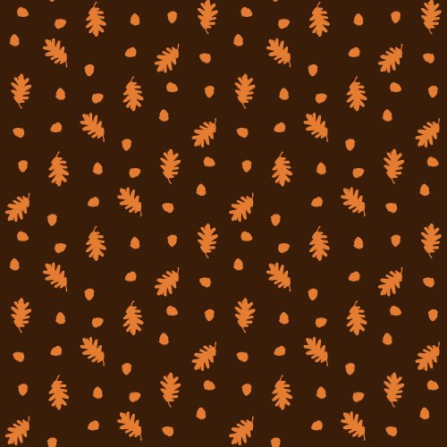 leaves floating on a solid background