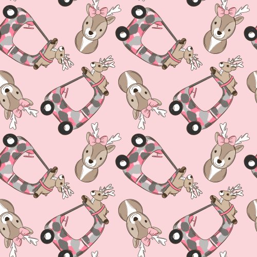 cozy coupe car with deer