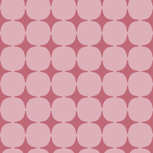 stars and circles on pink